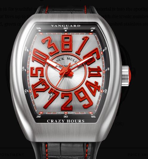 Buy Franck Muller Vanguard Crazy Hours Replica Watch for sale Cheap Price V 45 CH BR (RG)